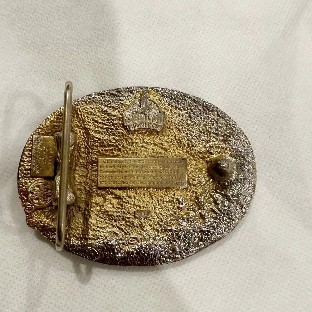 Siskiyou Authentic Canada Belt Buckle 1990
